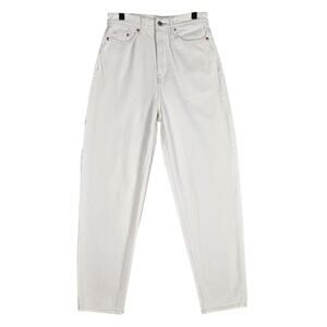 &DENIM H&M WOMEN’S ULTRA HIGH‑WAIST LOOSE MOM JEANS – SIZE 2 (EUR 34) – WHITE